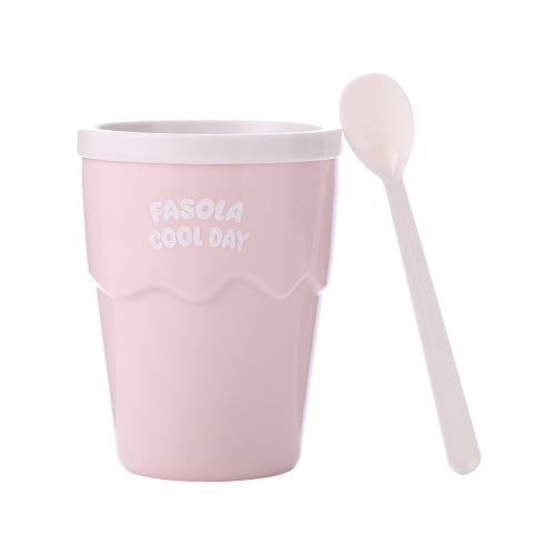 FaSoLa DIY Homemade Shattered Smoothie Cup Milk Shake Popsicle Ice Cream Mould(Lotus Color)