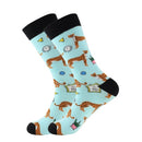 3 Pairs Autumn And Winter Colorful Animal Series Men And Women Casual Cotton Socks, Type:5(EUR 37-45)
