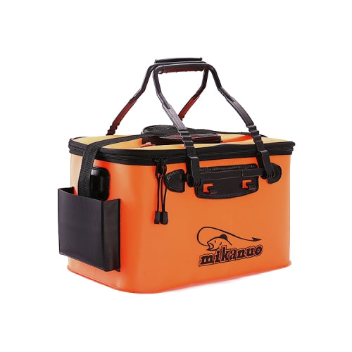 Thickened Multifunctional Folding Live Fish Box Fishing Bucket, Size:45 cm (with Handle and Side Pocket)