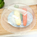 3 PCS Microwave Heating Lid Plastic Oil Proof Lid Refrigerator Food Preservation Round Transparent Bowl Lid(Transparent)