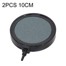 2 PCS 10cm Bubble Tray Aquarium Oxygen Bubble Stone Gas Plate Oxygenation Head Sand Table Oxygen Disk Gas Stone