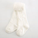 Children Pantyhose Lace Bow Tie Baby Socks Tights, Size:15/17(White)