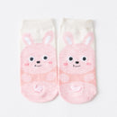 Summer Cute Japanese Low-Top Socks Trend Cartoon Cotton Girls Boat Socks(Pink)