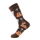 3 Pairs Autumn And Winter Street Trends Men And Women Tube Cotton Socks, Type:5(EUR 39-46)