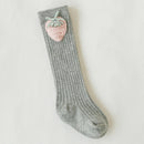 Autumn And Winter Cute Creative Cartoon Doll Children High Knee Stocks, Style:Grey Strawberry(S)
