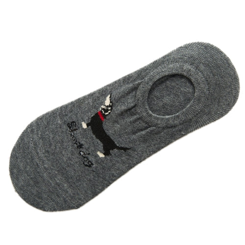 Spring and Summer Cute Cartoon Silicone Stealth Breathable Sailboat Socks(Grey)