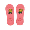 3 Pairs Summer Happy Fruit Fashion Sailboat Socks, Size:EUR 39-44(Pineapple)