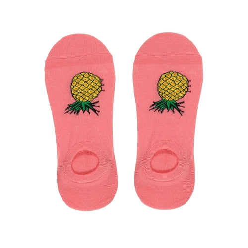 3 Pairs Summer Happy Fruit Fashion Sailboat Socks, Size:EUR 39-44(Pineapple)