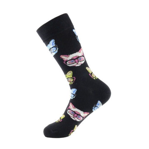 Autumn And Winter Trend Men Street Animal Series Tube Skate Socks, Type:3(EUR 39-46)