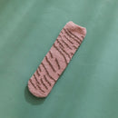 3 Pairs Women Leopard Print Coral Fleece Tube Socks, Type:6(EUR 36-40)