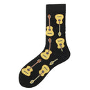 3 Pairs Autumn And Winter Tide Socks Animal Pattern Men Tube Cotton Socks, Type:1998-4(EUR 39-46)