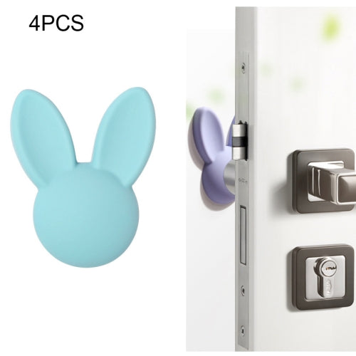 4 PCS Silica Gel Collision Pad Wall Protection Thickened Shock Absorption Cushion(Blue)