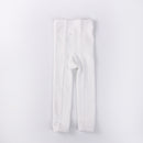 Autumn and Winter Coral Fleece Baby Leggings Solid Color Warm Baby Pantyhos, Size:18/20(White)