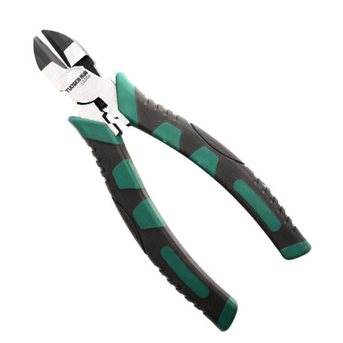 TUOSEN Multifunctional Crimping and Stripping Labor Saving Flat Pliers Vise Manual Wire Cutters, Style:14346 6 Inch
