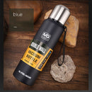 Outdoor Thermos Portable Large Capacity Insulated Cup, Capacity:500ml(Dark blue)