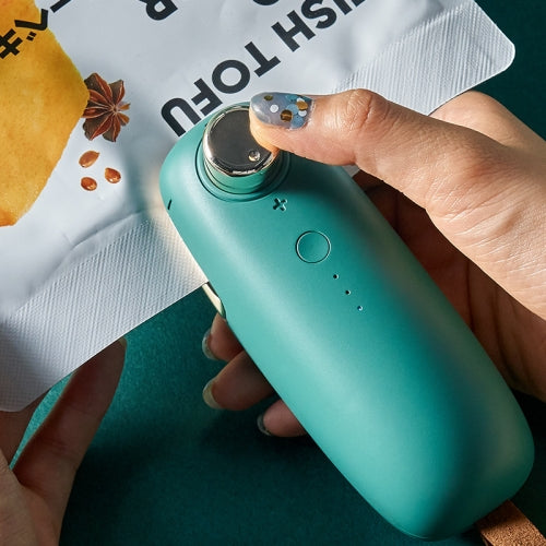 USB Charging Portable Heating Plastic Bag Household Mini Sealing Machine(Green)