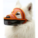 Small And Medium-sized Long-mouth Dog Mouth Cover Teddy Dog Mask, Size:L(Orange)
