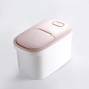 Kitchen Moisture-proof and Insect-proof Sealed Plastic Storage Rice Bucket(Pink)