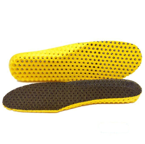 5 Pairs Stretch Breathable Deodorant Running Cushion Insoles, Shoe Size:42(Gorgeous Black)