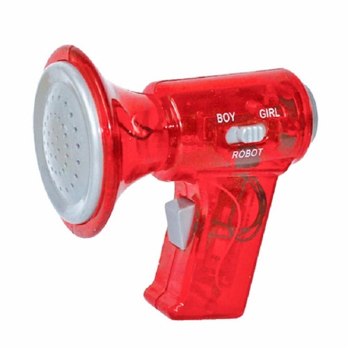 Children Holding Megaphones Multi-frequency Changing Horns Pigs Funny Megaphone Toys, Color:Red Three-speed Change