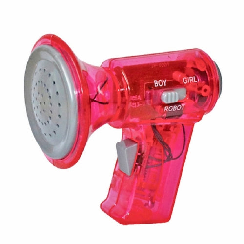 Children Holding Megaphones Multi-frequency Changing Horns Pigs Funny Megaphone Toys, Color:Rose Red Three-speed Change