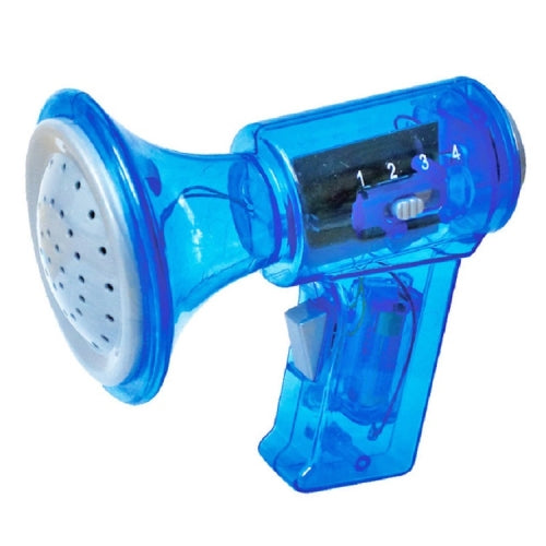 Children Holding Megaphones Multi-frequency Changing Horns Pigs Funny Megaphone Toys, Color:Blue Four-speed Change