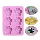 3 PCS Paw Soap Ice Cream Chocolate Cake Silicone Mold(Pink)