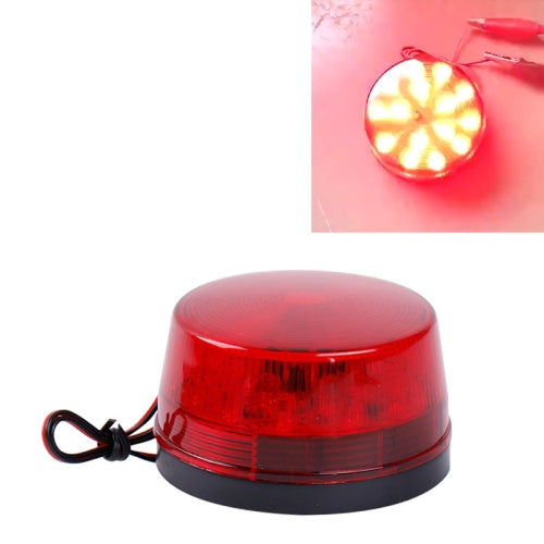 LED Strobe Warning Light Indicating Engineering Lights Fault Lights Flashing Mini Security Lights(Red)
