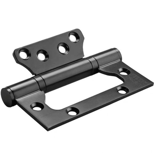 4 Inch Hinge Stainless Steel Bearing Loose-leaf Solid Wood Door Mute Thickening Folding Hundred-page Hinge, Size:4x3x3.0cm, Color:Black