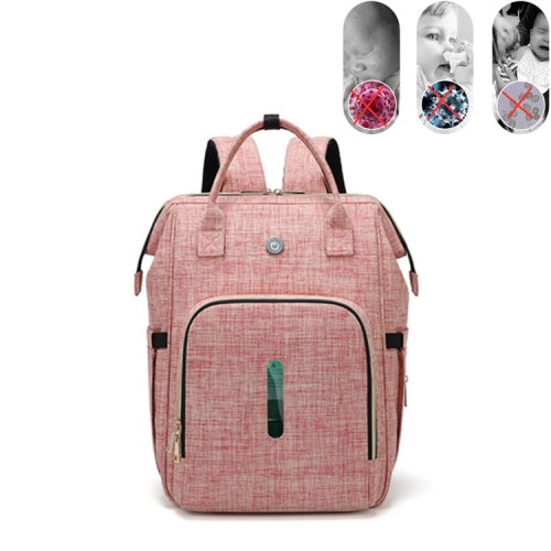 Disinfection Household Active Oxygen Ozone Sterilization Large Capacity Portable Baby Bottle Toy DisinfectionMommy Bag(Pink)