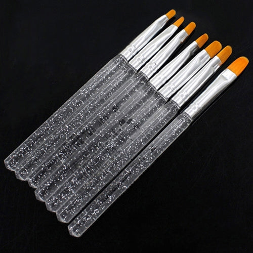 3 PCS UV Gel Acrylic Crystal Design Builder Painting Nail Art Brush Pen Tool Set Crystal Painting Drawing Carving Pen Set