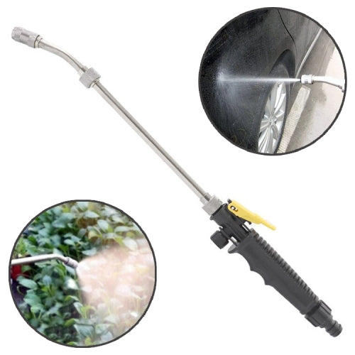 Garden Water Guns Stainless Steel Multifunction High Pressure Car Wash Spray Nozzle Hose Wand, Specification:48cm