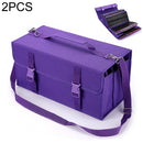 2 PCS Mark Touch Pen Bag Sketch Storage Bag Holders Painting Bag, Size:60 color pencil case(Purple)