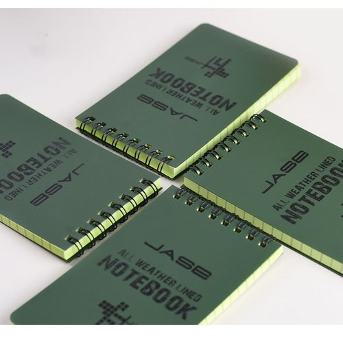 Foreign Language Learning Coil Book Green Waterproof Eye Protection Writing Paper Notebook
