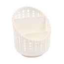 Multifunctional Plastic Desktop Decoration Storage Box(White)