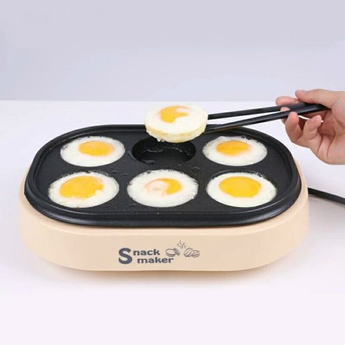 Electric Eggs Cake Pie Maker Breakfast Baking Frying Pan Roller Cake Machine