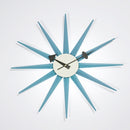 Simple Modern Sun Clock Creative Home Accessories Wall Clock(Blue Pole)