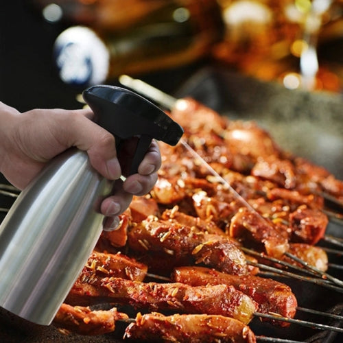 Food Grade Stainless Steel Oil Pot Spray Oil Bottle Barbecue Supplies