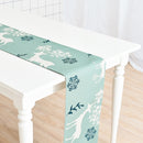 Cotton Linen Tablecloth Cartoon Forest Christmas Deer TV Cabinet Shoe Cabinet Cover, Size:30x240cm(Snowflake Deer)