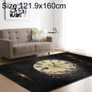 Retro Mat Flannel Velvet Carpet Play Basketball Game Mats Baby Crawling Bed Rugs, Size:121.9x160cm(Watch)