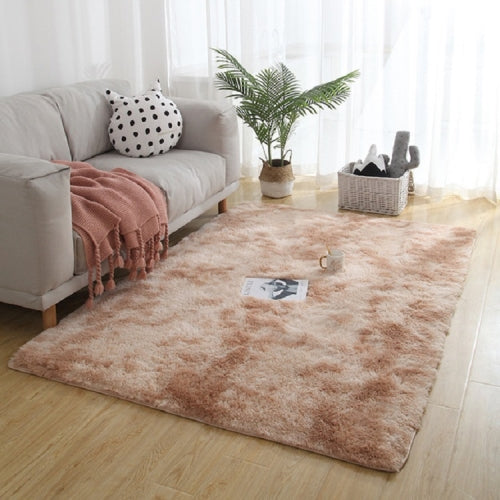 Simple Sofa Bedside Gradient Carpet Living Room Bedroom Mat, Color:Camel, Size:40x60cm