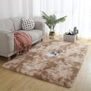 Simple Sofa Bedside Gradient Carpet Living Room Bedroom Mat, Color:Dark Camel, Size:50x120cm
