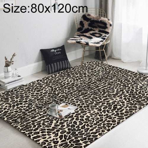 Fashion Leopard Print Carpet Living Room Mat, Size:80x120cm(R9)