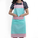 Candy-Colored Dots Sleeveless Kitchen Work Apron(Blue)