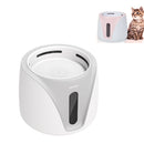 Pet Automatic Circulation Water Feeder Electric Running Water Anti-dry Burning Visual Water Level Drinking Machine, CN Plug, Style:Water Level(Gray)