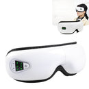 YK108 Eye Massager Charging Air Pressure Hot Compression Bluetooth Student Eye Protector, Style:English Voice(White)