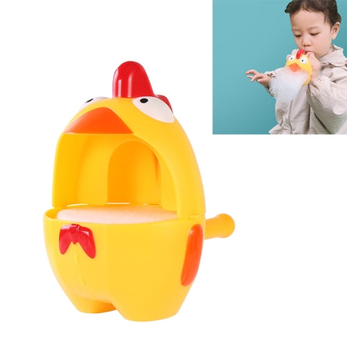 Bubble Machine Mouth Blowing Water Fun Outdoor Bubble Making Machine(Chick)