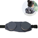 Moxibustion Clothing Thickened Smokeless Neck and Shoulder Insulation Clothing Moxibustion Flocking Cloth Cover, Style:2 United Gray
