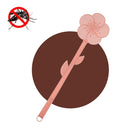5 PCS Summer Plastic Fly Swatter Flycatcher, Style:Cherry Blossoms Pattern(Pink)