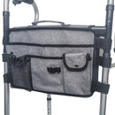 Wheelchair Walking Aid Adjustable Multifunctional Storage Bag(Gray)